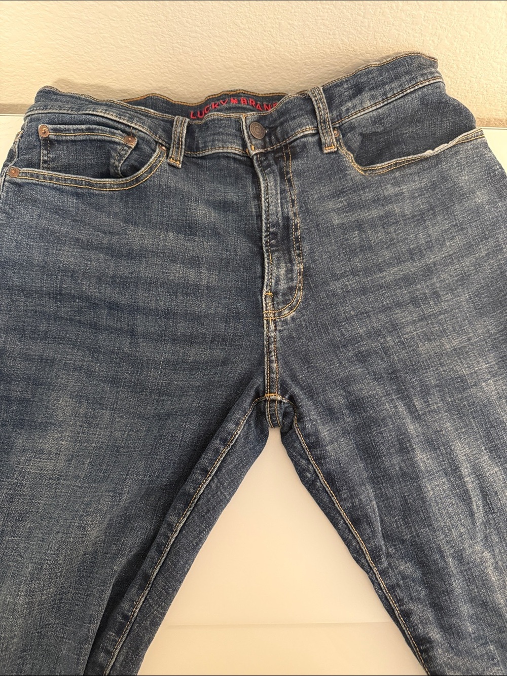 Lucky Brand Men’s Indigo 121 Slim Straight Leg Jeans Size 34x32 - Picture 9 of 11